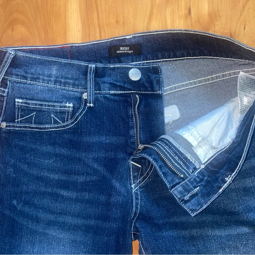 True Religion Ricky Relaxed Straight Jeans, 32x34